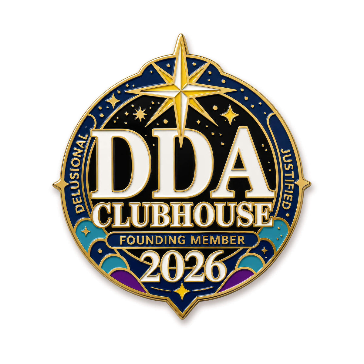 DDA Clubhouse 2026 Founding Member Pin